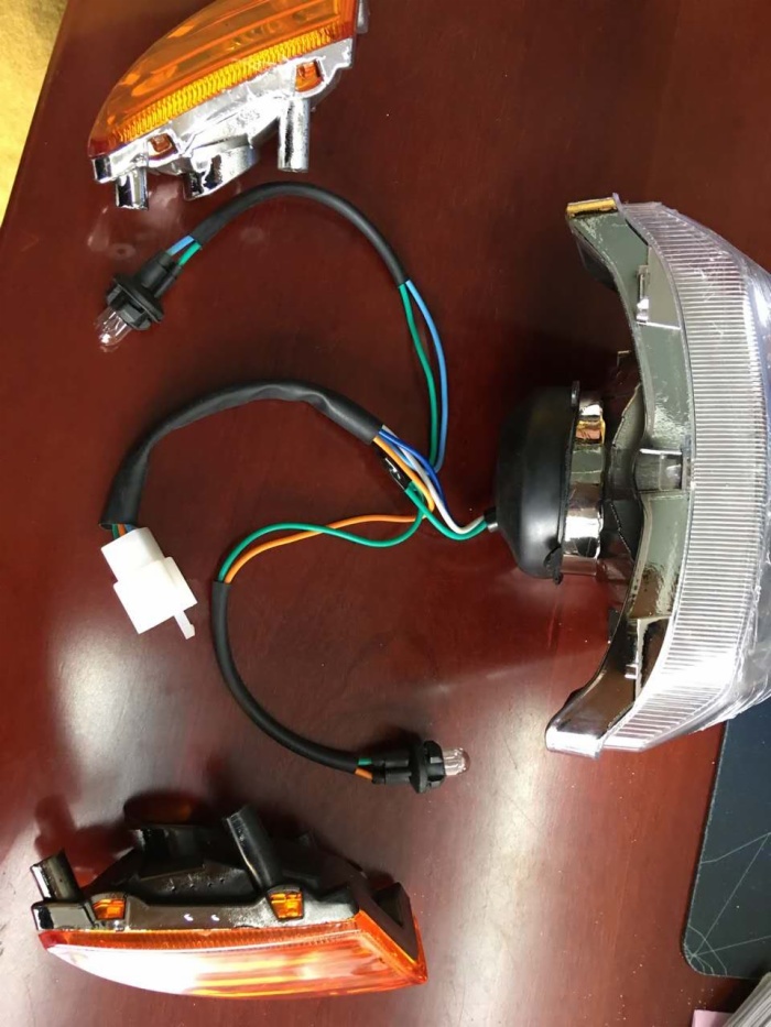 Plastic parts  light